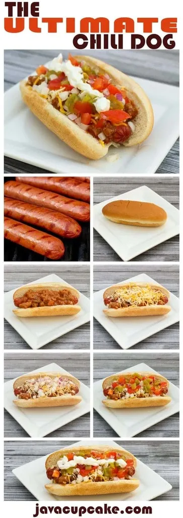 Celebrate National Hot Dog Day with The Ultimate Chili Dog! | JavaCupcake.com