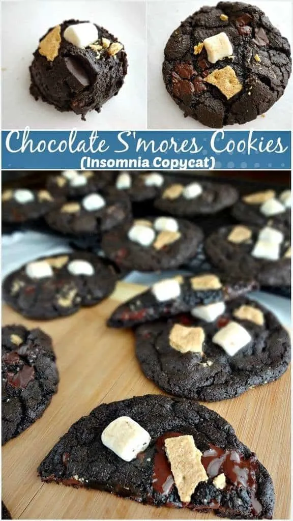 Chocolate S'mores Cookies by The Cooking Actress for JavaCupcake.com