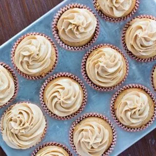 Peanut Butter Cupcakes | The JavaCupcake Blog https://javacupcake.com #ad @pillsburybaking