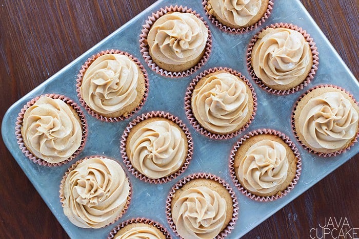 Peanut Butter Cupcakes | The JavaCupcake Blog https://javacupcake.com #ad @pillsburybaking
