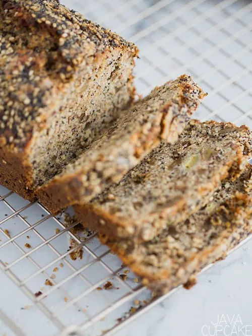 Banana Nut Bread | The JavaCupcake Blog https://javacupcake.com #OXO