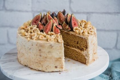 Hazelnut Fig Cake | The JavaCupcake Blog https://javacupcake.com