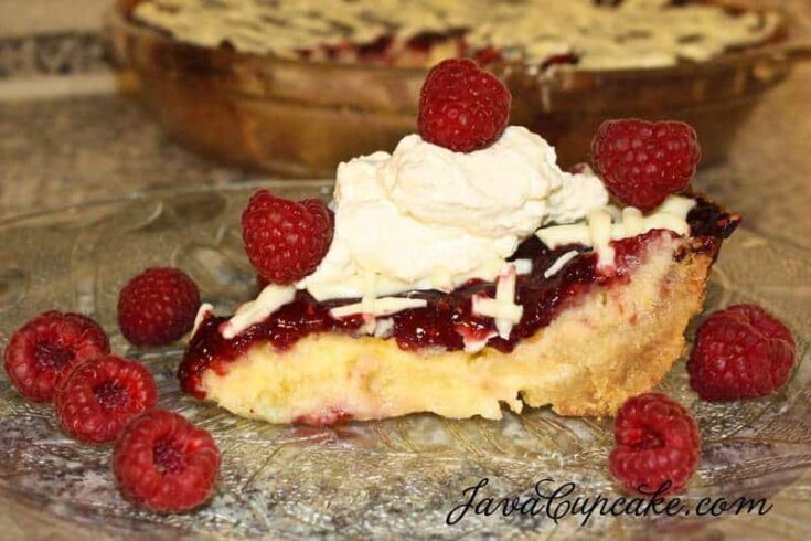 Lemon Raspberry Tart Pie