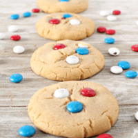 Peanut Butter M&M Cookies | The JavaCupcake Blog https://javacupcake.com