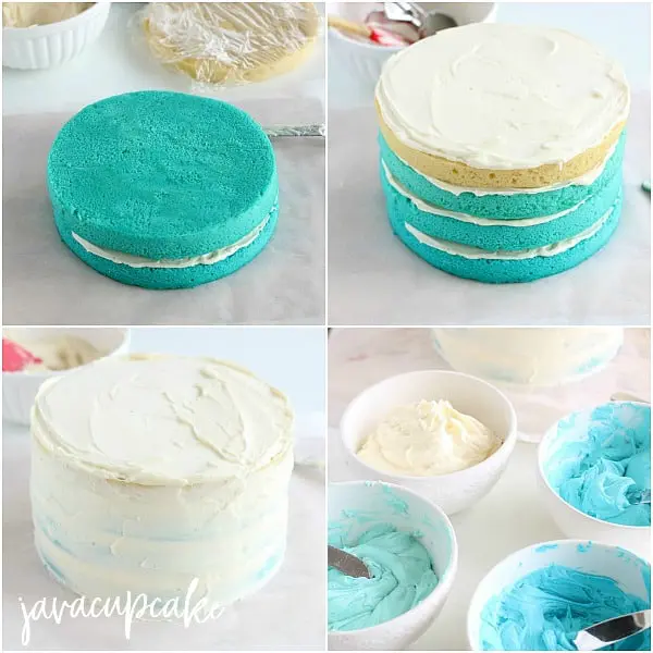 How to Frost an Ombre Cake