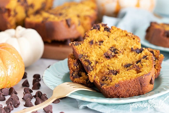 Pumpkin Chocolate Chip Bread