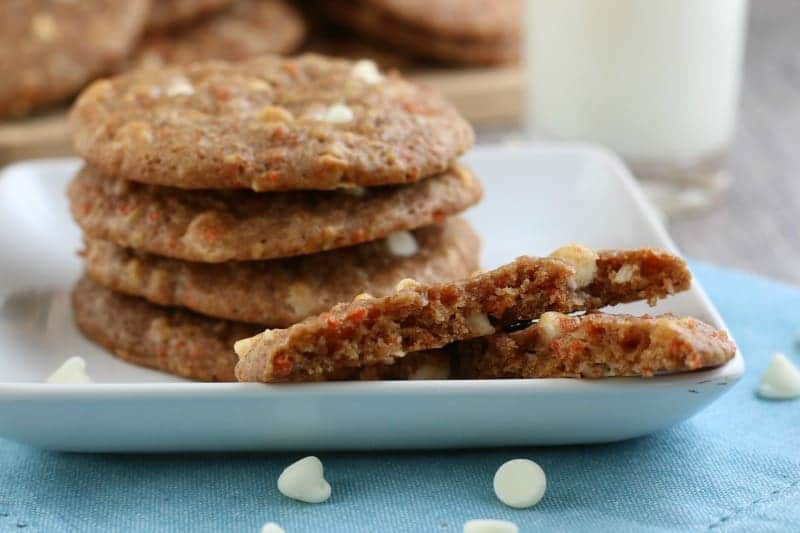 Chewy Carrot Cake Cookies