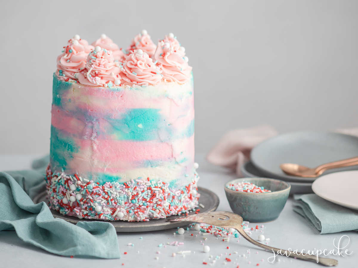 Melted Rainbow Cake Recipe - Tablespoon.com