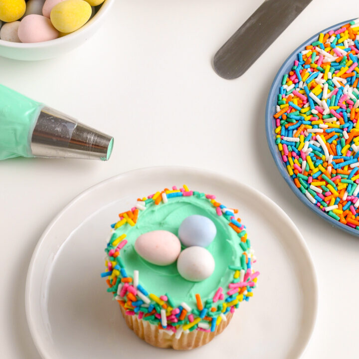 Easter Cupcakes - Nests