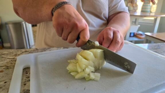 Chunky Split Pea Soup with Ham